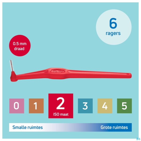 Lifestyle_image Tepe Angle Interdental Ragers Rood 0,5mm 6 154630