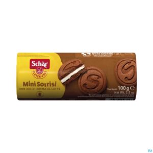Packshot Schar Mini Sorrisi Koekje 1x100g 6631 Revogan