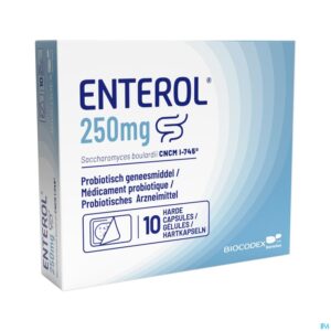 Packshot Enterol 250mg Caps Harde Dur S/blister 10x250mg
