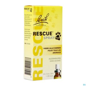 Packshot Bach Rescue Pets Spray 20ml