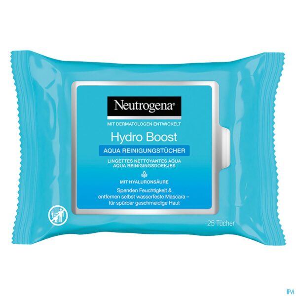 Packshot Neutrogena Hydro Boost Wipes 25