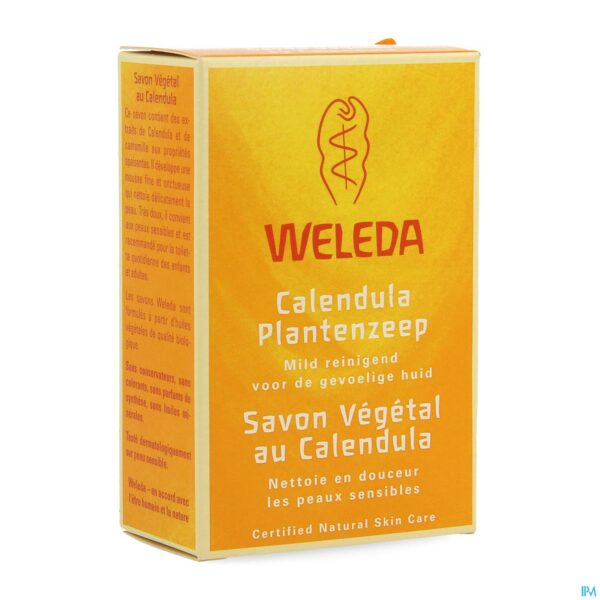 Packshot Weleda Calendula Bb Zeep 100g