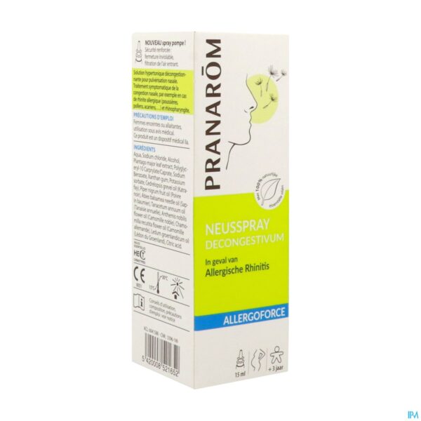 Packshot Pranarom Allergoforce Neusspray Nf 15ml