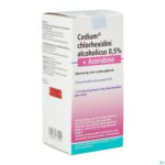 Packshot Cedium Chlorhexidini Gluc Alc 0,5% 125ml+azorubine Packshot Cedium Chlorhexidini Gluc Alc 0,5% 125ml+azorubine