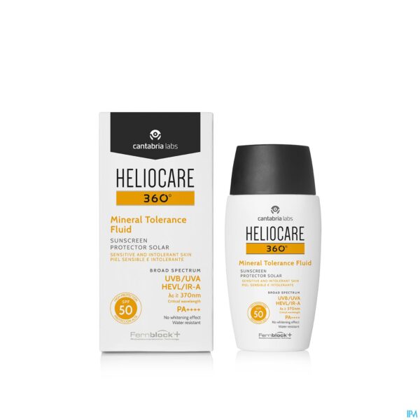 Productshot Heliocare 360° Mineral Tolerance Fluid Ip50 50ml