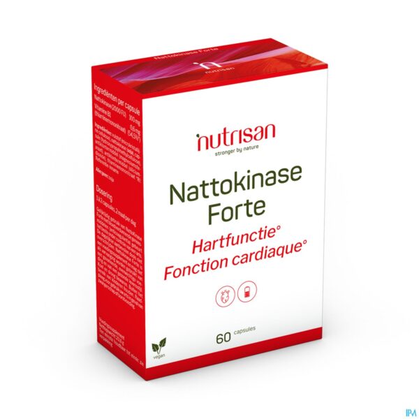 Packshot Nattokinase Forte Nf V-caps 60 Nutrisan Packshot Nattokinase Forte Nf V-caps 60 Nutrisan