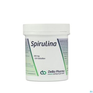 Packshot Spirulina Comp 250x500mg Deba