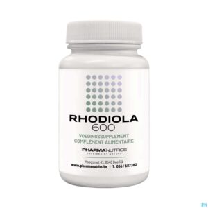 Packshot Rhodiola 600mg V-caps 60 Pharmanutrics