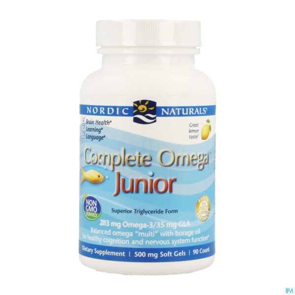 Packshot Nordic Omega3-6-9 Junior Softcaps 90 Packshot Nordic Omega3-6-9 Junior Softcaps 90