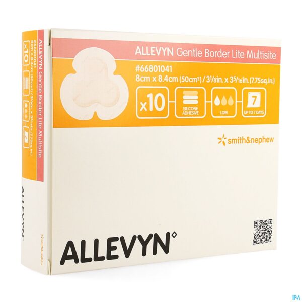 Packshot Allevyn Gentle Border Lite Multisite 10 66801041 Packshot Allevyn Gentle Border Lite Multisite 10 66801041