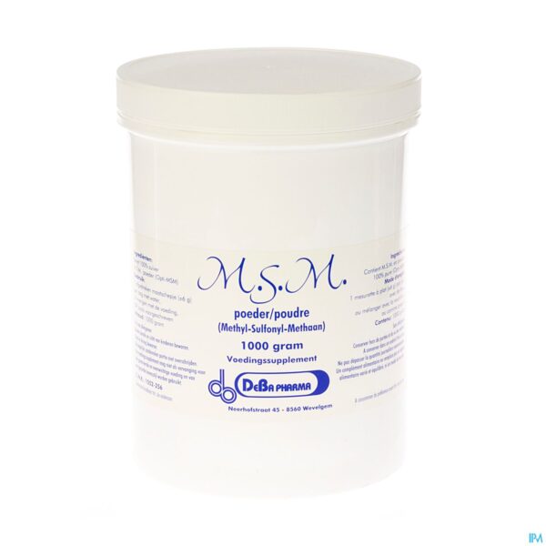 Packshot Msm Pdr Soluble/ Oplosb 1kg Deba