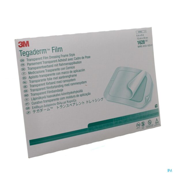 Packshot Tegaderm 3m Transp 15x20cm 10 1628