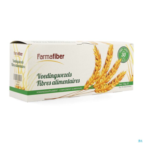 Packshot Farmafiber Voedingsvezels 30x5g 6156 Revogan