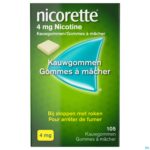 Packshot Nicorette Kauwgom 105x4mg