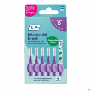 Packshot Tepe Interdental Brush 1,1mm Mauve 6