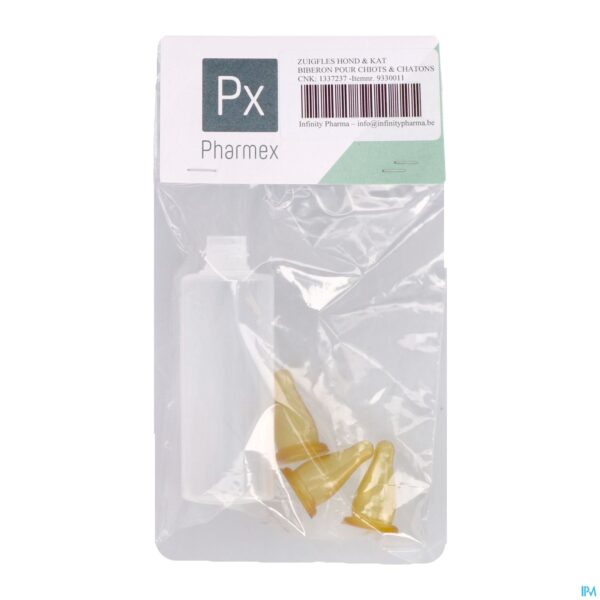 Packshot Appeg Zuigfl Plast + 3 Spenen Kat-hond100