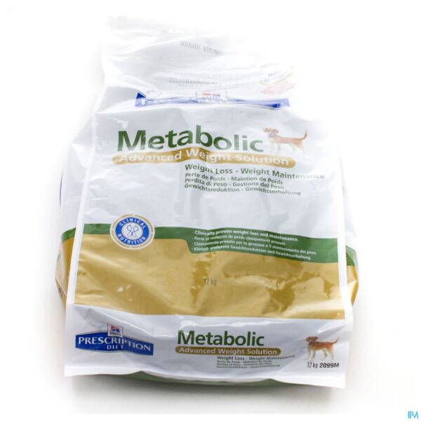Packshot Prescription Diet Canine Metabolic 12kg