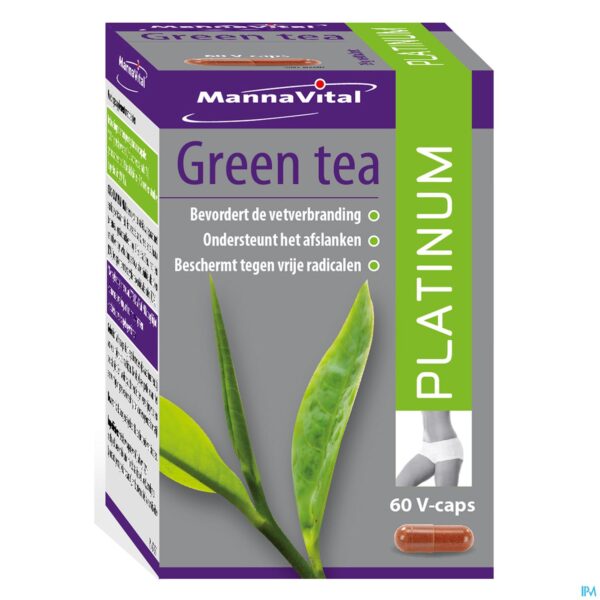 Packshot Green Tea Platinum V-caps 60