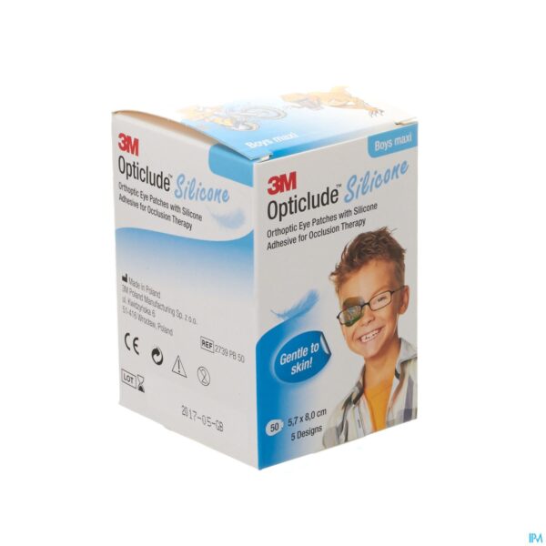Packshot Opticlude 3m Silicone Eye Patch Boy Maxi 50