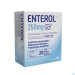 Packshot Enterol 250mg Caps Harde Dur S/blister 20x250mg