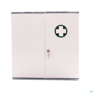Packshot Apotheekkast Metaal 2deur 53x53x19cm