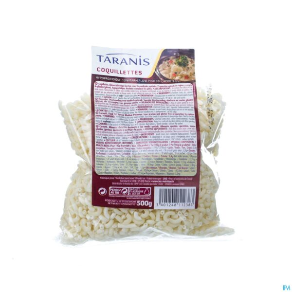 Packshot Taranis Pasta Schelpjes Zakje 500g