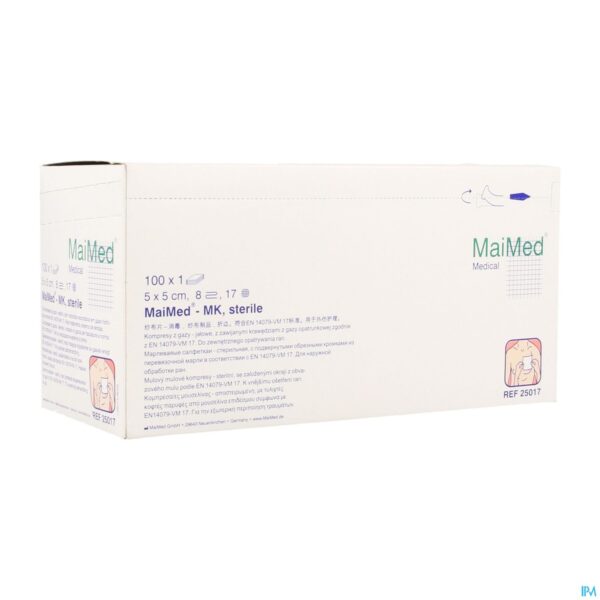 Packshot Maimed 5x5cm Kompres Steriel 100