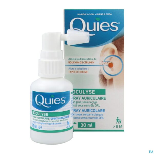 Productshot Quies Doculyse Spray Tegen Oorproppen 30ml