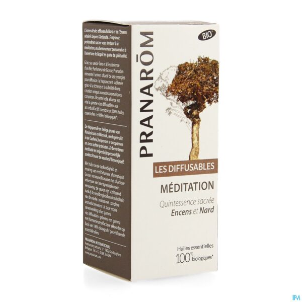Packshot Pranarom Les Diffusables Meditatie 30ml