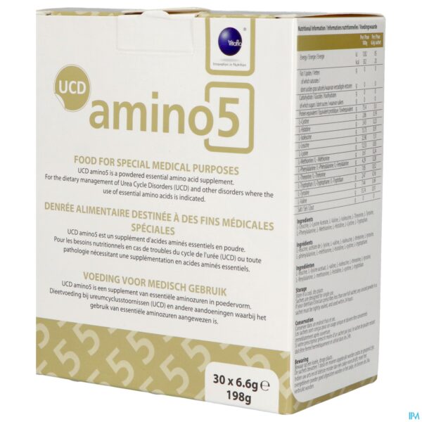 Packshot Ucd Amino 5 Pdr Zakje 30x6,6g