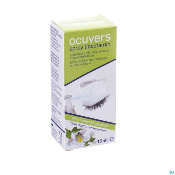 Packshot Ocuvers Oogspray Lipostamin 15ml Packshot Ocuvers Oogspray Lipostamin 15ml