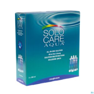 Packshot Solocare Aqua Multipack 3x360ml