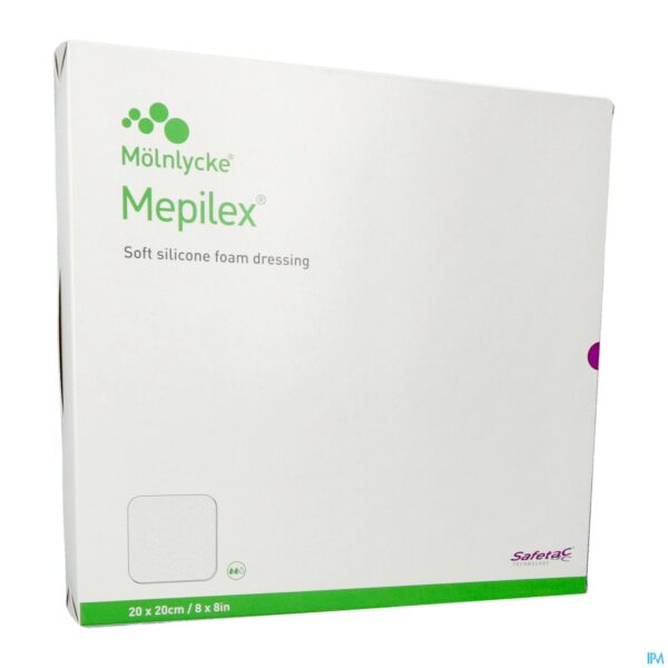 Packshot Mepilex Schuimverb Sil Abs Ster 20x20cm 5 294400