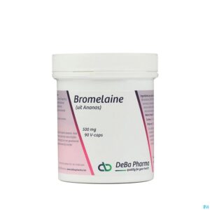 Packshot Bromelaine 500mg V-caps 90 Deba