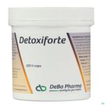 Packshot Detoxiforte V-caps 120 Deba