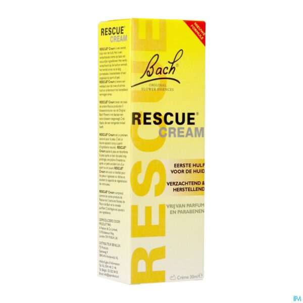 Packshot Bach Rescue Cream Tube 30g