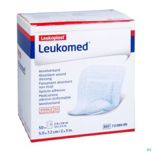 Packshot Leukomed Verband Steriel 7,2cmx 5cm 50 7238000