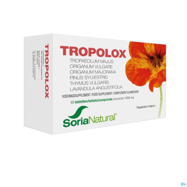 Packshot Soria Tropolox Comp 40x950mg