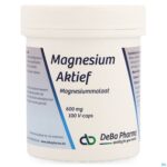 Packshot Magnesium Actif Caps 100 X 600mg Deba