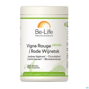 Packshot Rode Wijnstok 1800 Be Life Bio Pot Gel 60