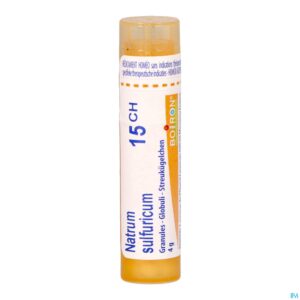 Packshot Natrum Sulfuricum 15ch Gr 4g Boiron