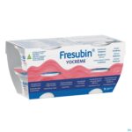 Packshot Fresubin Yocrème 125g Framboise/framboos