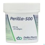 Packshot Perilla 500 Softgels 120 Deba