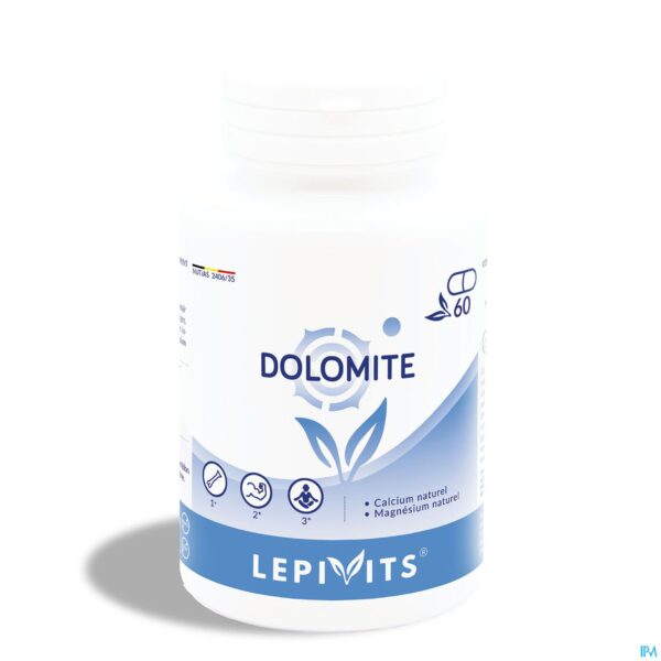 Productshot Dolomite 500mg Caps 60 Lepivits Productshot Dolomite 500mg Caps 60 Lepivits