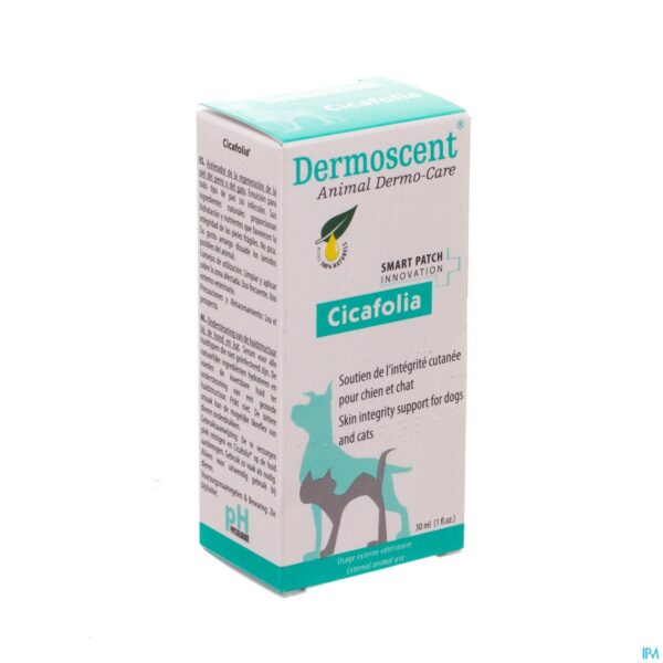 Packshot Dermoscent Cicafolia Dog Cat Fl 30ml