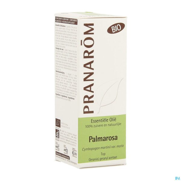 Packshot Pranarom Eo Palmarosa Bio 10ml Packshot Pranarom Eo Palmarosa Bio 10ml