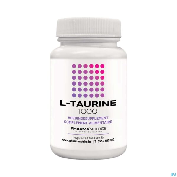 Packshot l Taurine 1000 Comp 60 Pharmanutrics