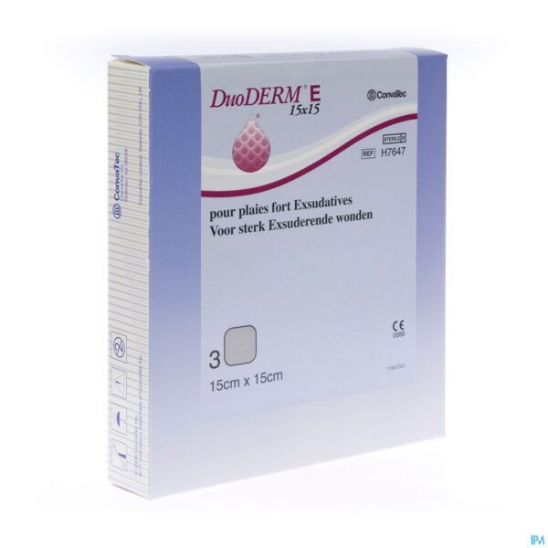Packshot Duoderm E Hydroact 3 15x15cm H 7647