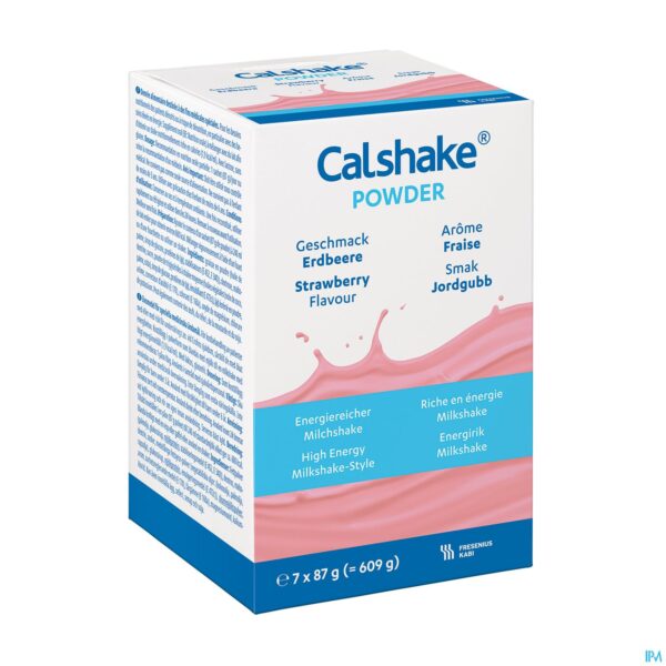 Packshot Calshake 87g Fraise/aardbei