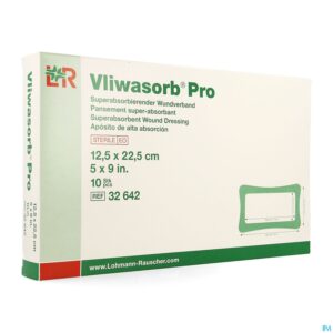 Packshot Vliwasorb Pro Verband 12,5x22,5cm 10 32642